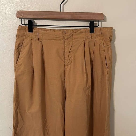 Anthropologie Honey Wide  Leg Cotton Blend Trousers - Picture 2 of 11